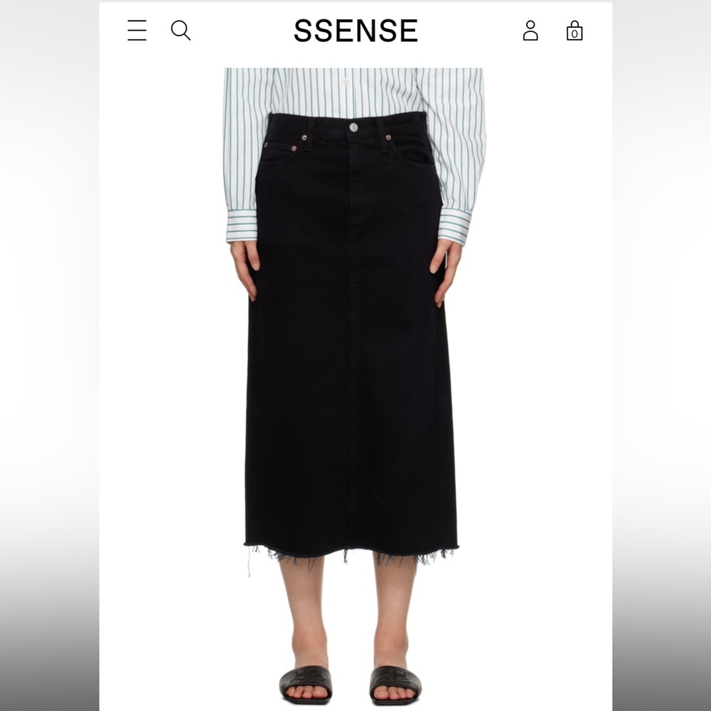 NWT ARITZIA AGOLDE
DELLA JEAN SKIRT